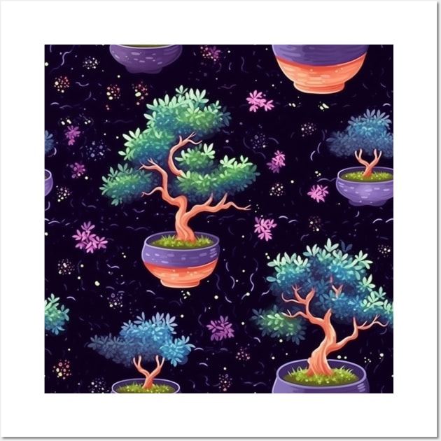 Bonsai Pattern Wall Art by Enchanted Reverie